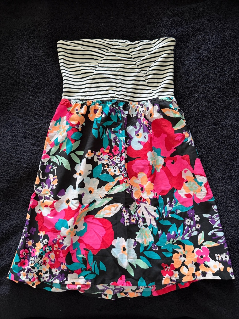 Preloved Roxy Strapless Dress Small